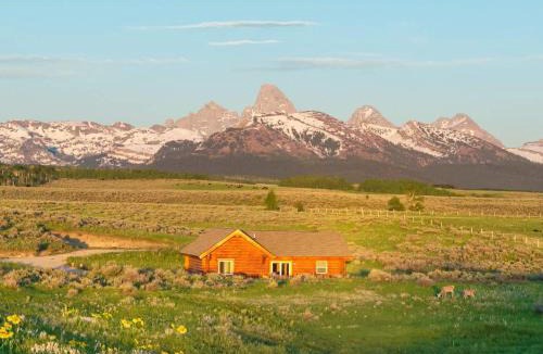 Tetonia House | Log Cabin Teton Views & Pets OK