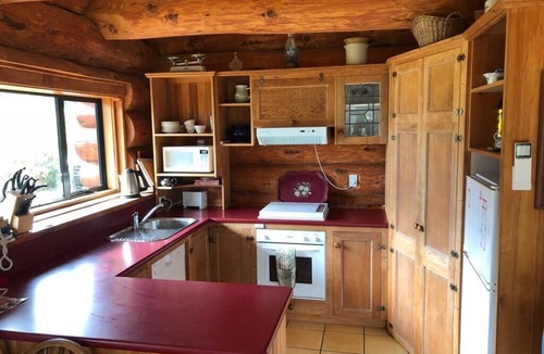 Port Levy House | Log Cabin Vacation Retreat