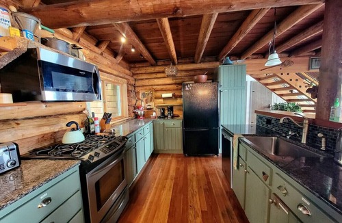 Hansville Cabin | Log cabin w/private beach, Sound views