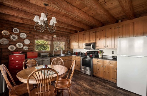 Paw Paw Cabin | Log cabin w/river access & fireplace