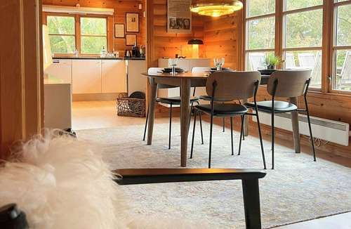 Skibby House | Log cabin with views of Isefjorden
