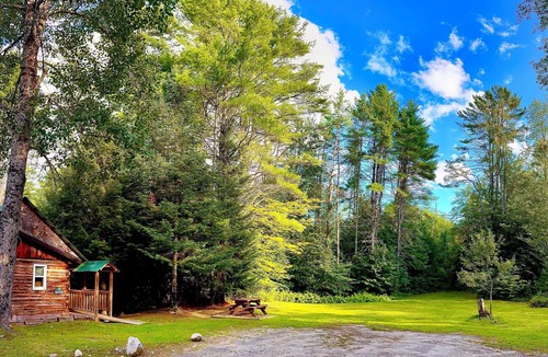 Chestertown Cabin | Log Haven Cabin, Gore Skiing, Pool/AC/Fireplace, Steps to Loon Lake