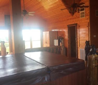 Yellville House | LOG HOME CANINE RETREAT with DOG ART COLLECTION