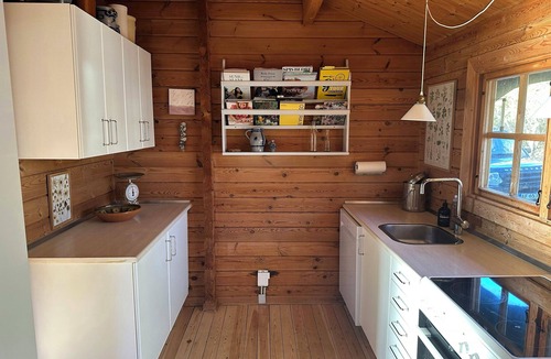 Sjllands Odde House | Log house in the first row at the Sejerø Bay