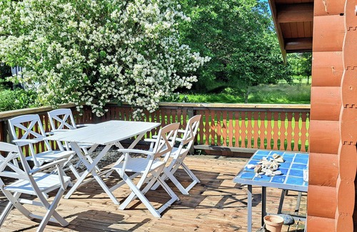 Holbaek House | Log house near Kisserup with vintage charm