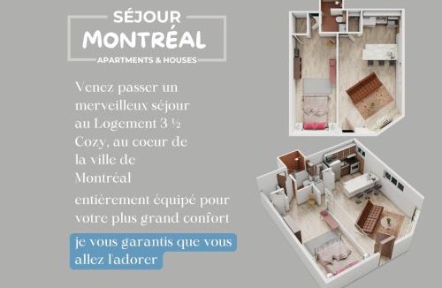 Montreal-Nord Apartment | Logement 1 pièce Cozy - Parfait pour Courts Séjours
