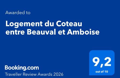 Faverolles-sur-Cher House | Logement du Coteau entre Beauval et Amboise