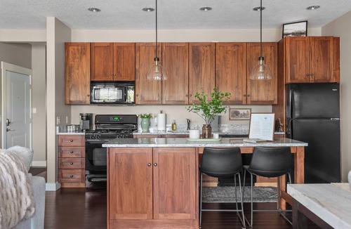 Le Claire Condo | Lone Star Loft on the Mississippi River!