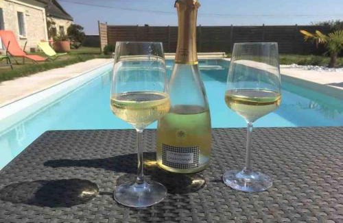 Bourgueil House | Longère avec piscine chauffée et cheminée