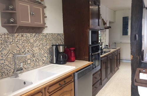 Saint-Aubin-sur-Mer House | Longère in sandstone, near large beach