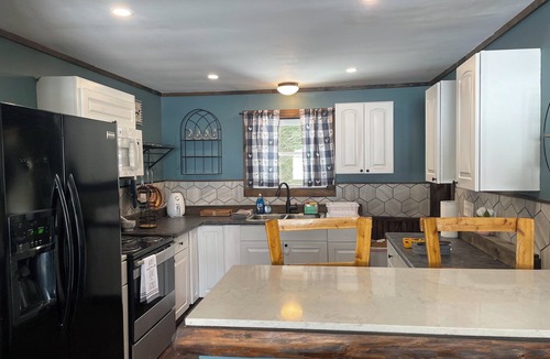 Lake Placid House | Long term newly remodeled two bed two bath with spacious lawns and patios