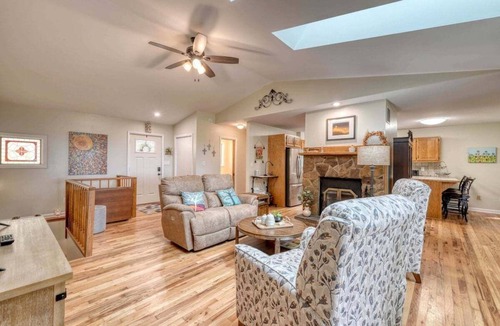 Hayesville House | Longview - Woodburning fireplace