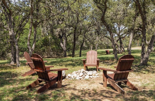 Leakey Cabin | Lost Maples' Red Rooster House
