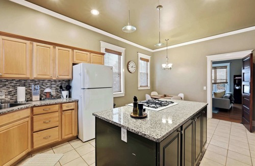 Highlands Douglass Apartment | Louisville home with workspace and backyard access
