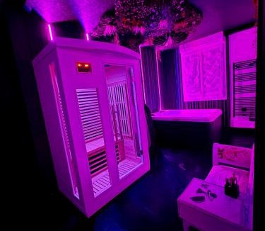 Cosse-le-Vivien House | Love room spa et bien etre avec jacuzzi et sauna