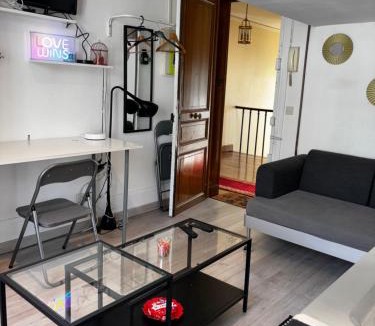 Quartier des Grandes-Carrieres Apartment | Love wins Montmartre