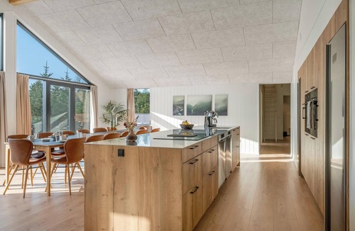 Torup Strand House | Lovely 16-person luxury house with activity room, outdoor hot tub and outdoor.