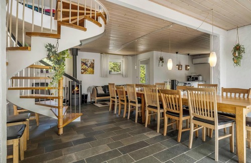 Agger House | Lovely 16-person pool house with spa, sauna and large terrace