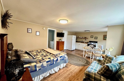 Town of Webb Cottage | Lovely and Spacious Studio with Full Bath and Kitchen!