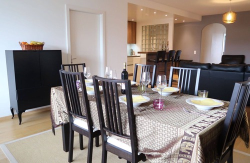 Le Bouchet Apartment | Lovely apartment for 6 people with WIFI, pool, TV, balcony and panoramic view