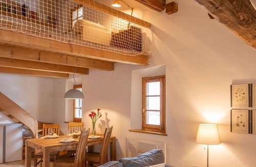 Celerina-Schlarigna Apartment | Lovely apartment for 4 guests with WIFI, TV and parking