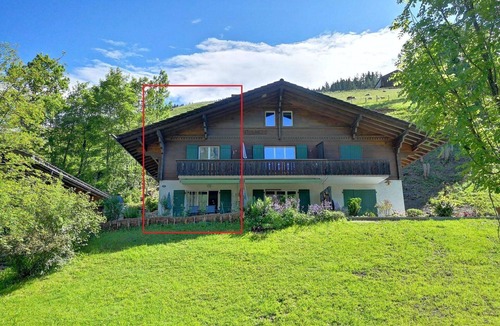 Lenk Apartment | Lovely apartment for 6 people with TV, balcony and pets allowed