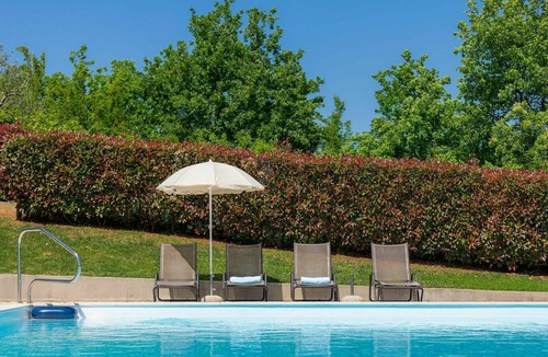 Baredine House | Lovely apartment in villa for 6 people with pool, WIFI, A/C, TV, terrace and panoramic view