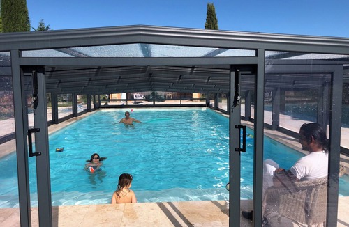 La Bruguiere Cottage | Lovely cottage with heated und covered pool, garden and terraces near Uzès