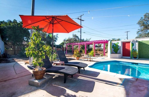 El Cajon House | Lovely Glamping Tent for Three with a Shared Pool near Lakeside, California