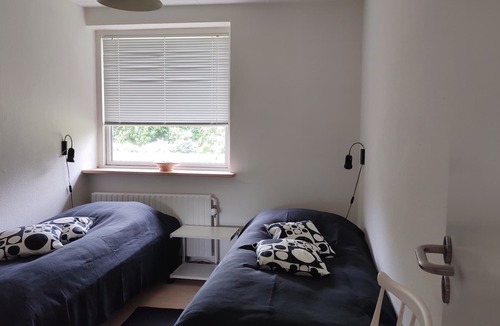 Skive Apartment | Lovely holiday apartment with a view of the fjord.