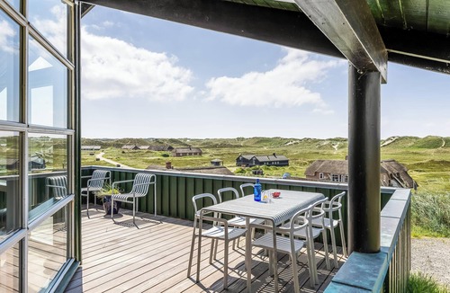 Houvig Strand Cottage | Lovely holiday home with outdoor spa and outdoor sauna located with a unique view in Houvig 1034