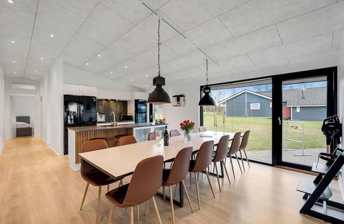 Vinderup House | Lovely holiday home with mini golf course, sauna, wilderness bath and view of.