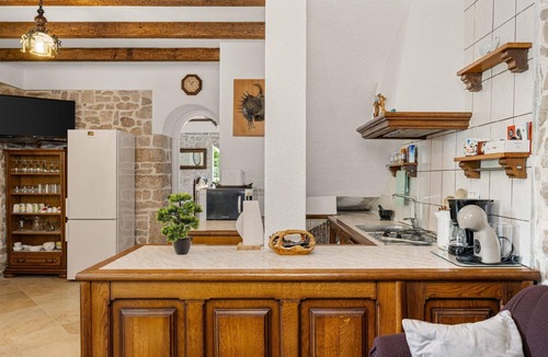 Sveta Nedelja House | Lovely Holiday House in Ružići with Open Fireplace