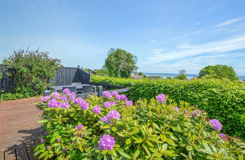 Bjert House | Lovely home in Bjert with house sea view