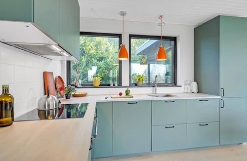 Bog By House | Lovely home in Bogø By with kitchen
