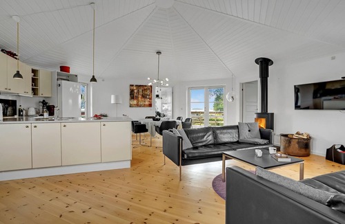 Bog By House | Lovely home in Bogø By with sauna