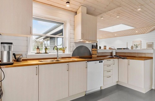 Hvidbjerg Strand House | Lovely home in Børkop with sauna
