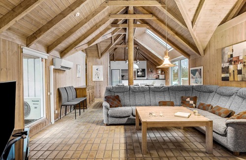 Slette Strand House | Lovely home in Fjerritslev with sauna