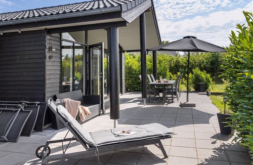 Fjellerup Strand House | Lovely home in Glesborg with kitchen