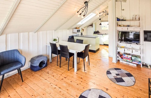 Grena Strand House | Lovely home in Grenaa with sauna