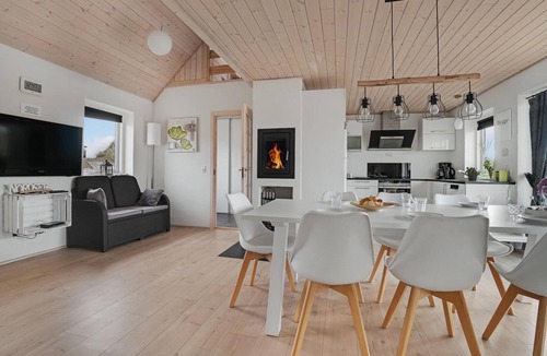 Harboore House | Lovely home in Harboøre with sauna