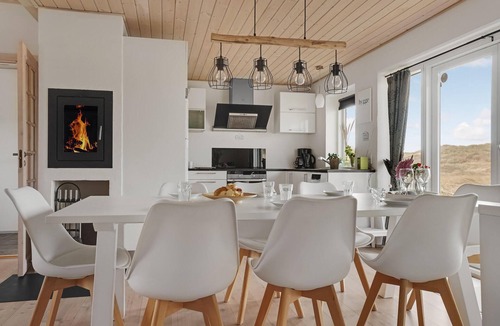 Harboore House | Lovely home in Harboøre with sauna