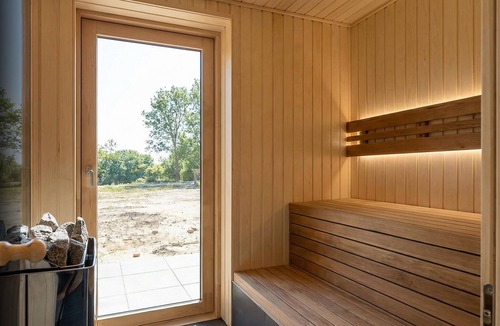 Hasle House | Lovely home in Hasle with sauna