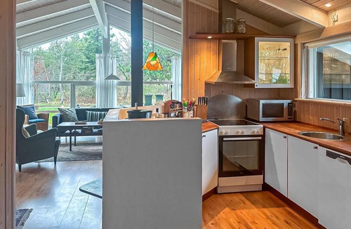 Knebel House | Lovely home in Knebel with sauna
