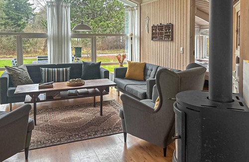 Knebel House | Lovely home in Knebel with sauna