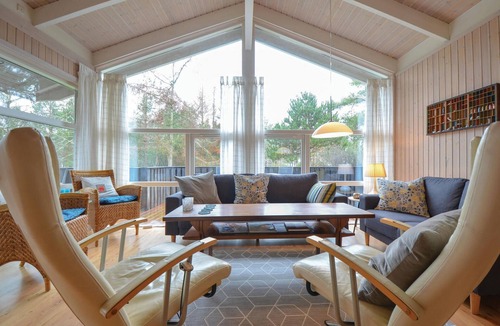 Knebel House | Lovely home in Knebel with sauna