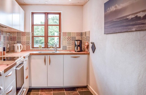 Knebel House | Lovely home in Knebel with house sea view