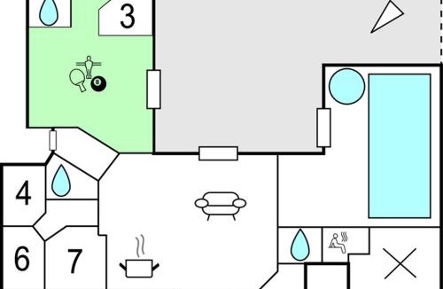 Nr. Lyngby House | Lovely Home In Løkken With Sauna