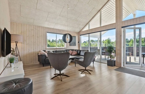 Houstrup House | Lovely home in Nørre Nebel with sauna
