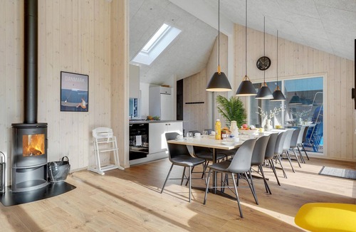 Houstrup House | Lovely home in Nørre Nebel with sauna